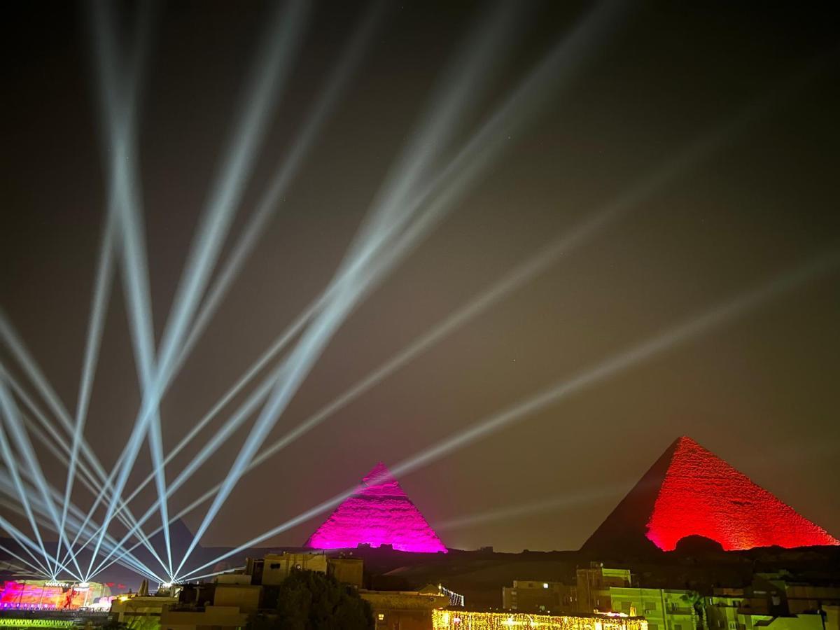 Grand Pyramids Inn Kafret el-Gabal Exteriör bild