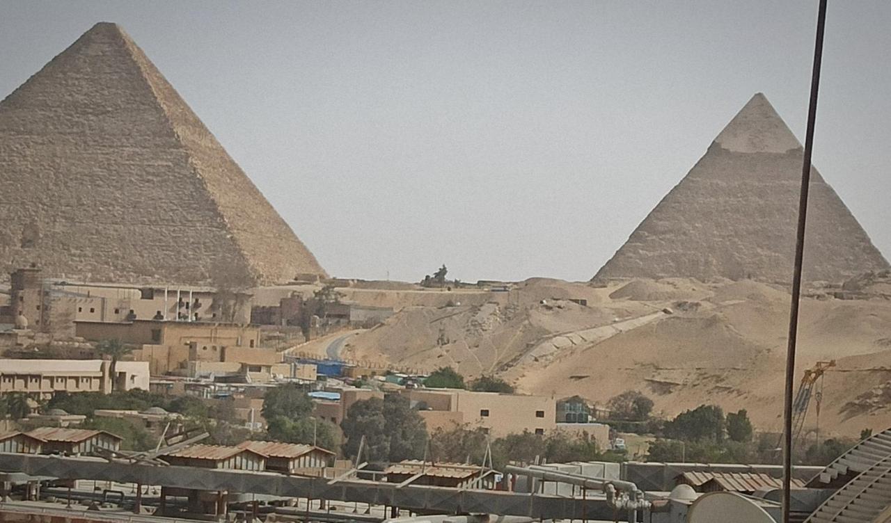 Grand Pyramids Inn Kafret el-Gabal Exteriör bild